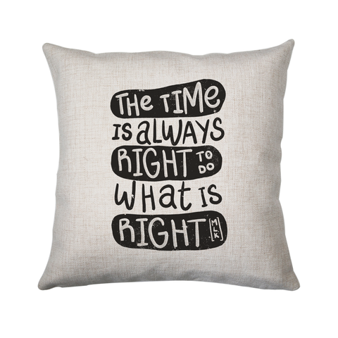 Do whats right cushion cover pillowcase linen home decor - Graphic Gear
