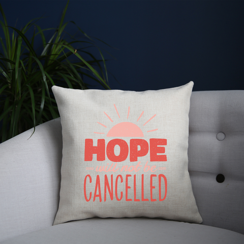 Hope quote cushion cover pillowcase linen home decor - Graphic Gear