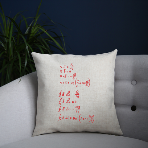 Physics formula cushion cover pillowcase linen home decor - Graphic Gear