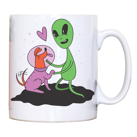 Alien dog mug coffee tea cup - Graphic Gear