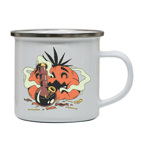Baked pumpkin enamel camping mug outdoor cup colors - Graphic Gear