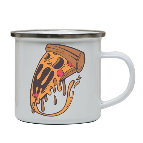 Moster pizza enamel camping mug outdoor cup colors - Graphic Gear