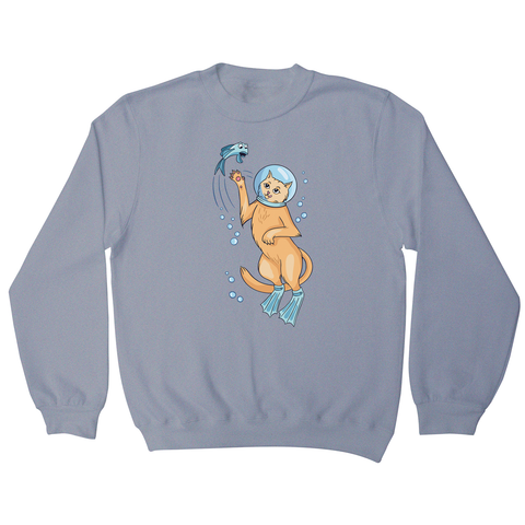 Scuba cat sweatshirt - Graphic Gear