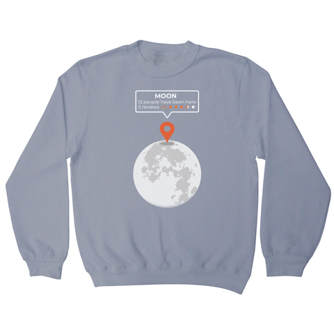 Moon location sweatshirt - Graphic Gear