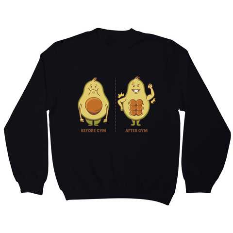 Avocado gym sweatshirt - Graphic Gear