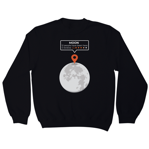Moon location sweatshirt - Graphic Gear