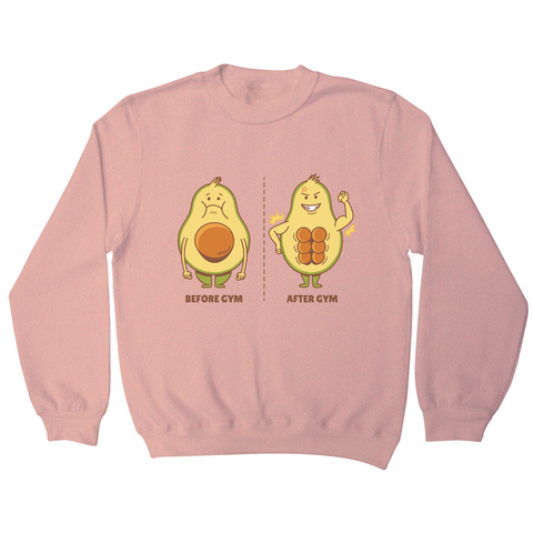 Avocado gym sweatshirt - Graphic Gear