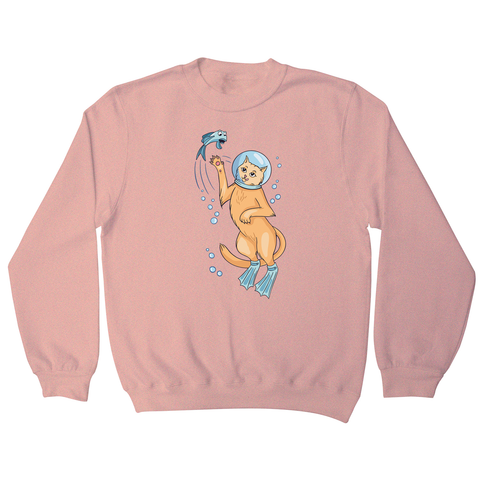 Scuba cat sweatshirt - Graphic Gear