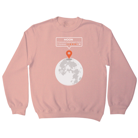 Moon location sweatshirt - Graphic Gear