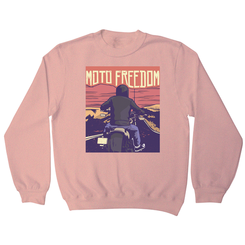 Motorbike freedom sweatshirt - Graphic Gear