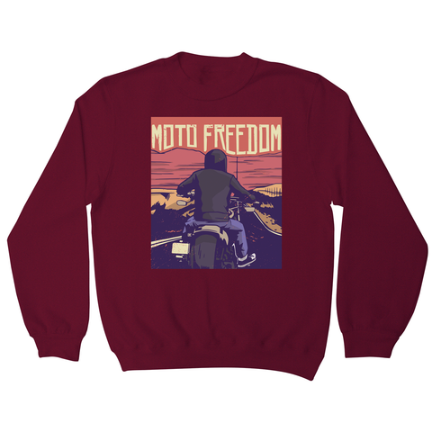 Motorbike freedom sweatshirt - Graphic Gear