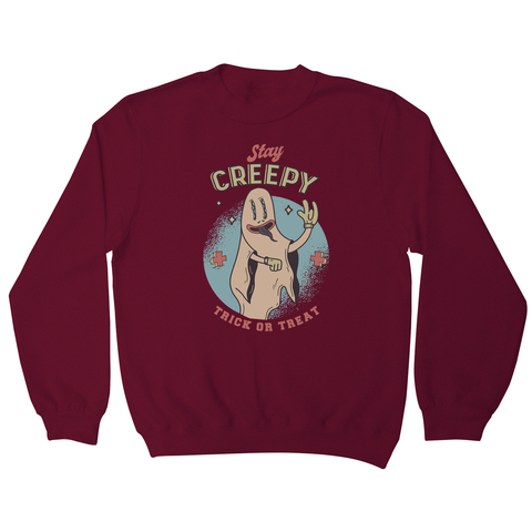 Stay creepy halloween sweatshirt - Graphic Gear