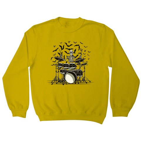 Skeleton drummer sweatshirt - Graphic Gear