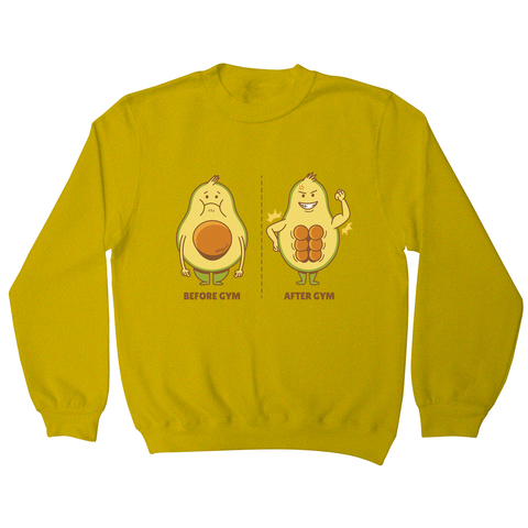 Avocado gym sweatshirt - Graphic Gear