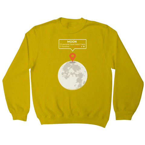 Moon location sweatshirt - Graphic Gear