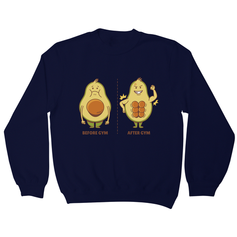 Avocado gym sweatshirt - Graphic Gear