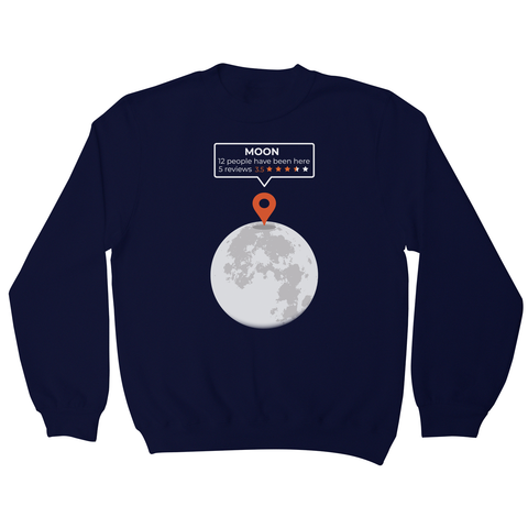 Moon location sweatshirt - Graphic Gear