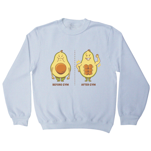 Avocado gym sweatshirt - Graphic Gear