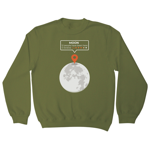 Moon location sweatshirt - Graphic Gear