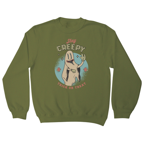 Stay creepy halloween sweatshirt - Graphic Gear