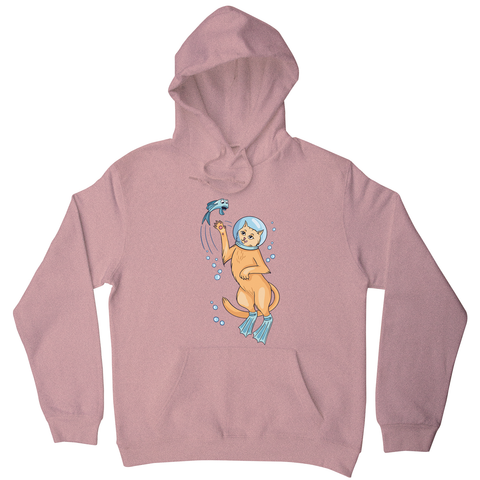 Scuba cat hoodie - Graphic Gear