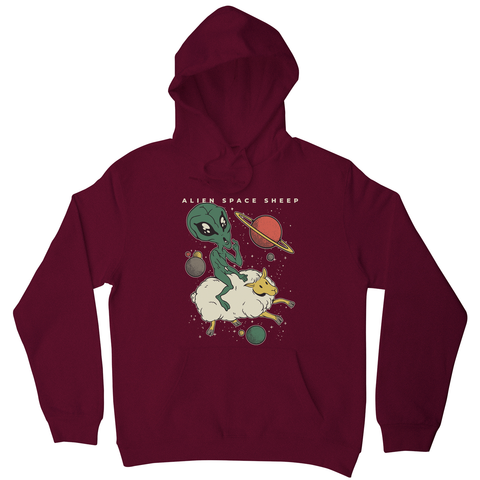 Alien space sheep hoodie - Graphic Gear