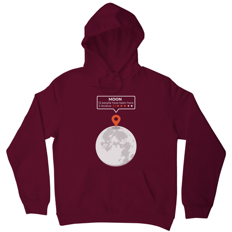 Moon location hoodie - Graphic Gear