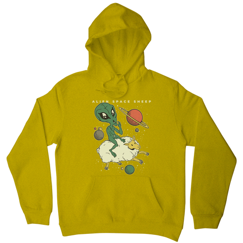Alien space sheep hoodie - Graphic Gear
