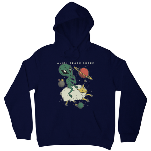 Alien space sheep hoodie - Graphic Gear