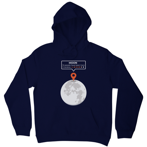 Moon location hoodie - Graphic Gear