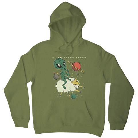 Alien space sheep hoodie - Graphic Gear
