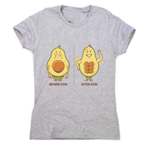 Avocado gym women's t-shirt - Graphic Gear