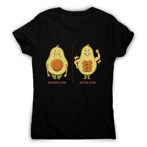 Avocado gym women's t-shirt - Graphic Gear