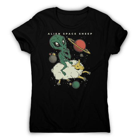 Alien space sheep women's t-shirt - Graphic Gear