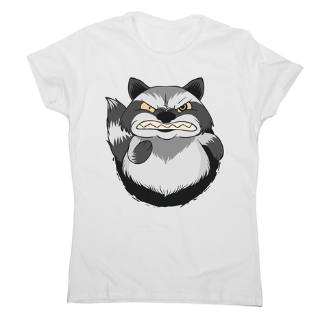 Angry raccoon women's t-shirt - Graphic Gear