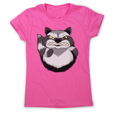 Angry raccoon women's t-shirt - Graphic Gear