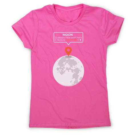 Moon location women's t-shirt - Graphic Gear