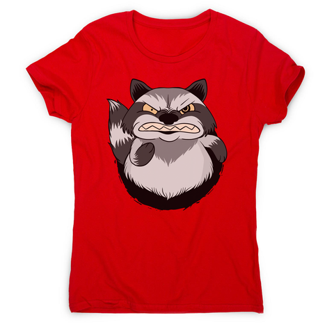 Angry raccoon women's t-shirt - Graphic Gear