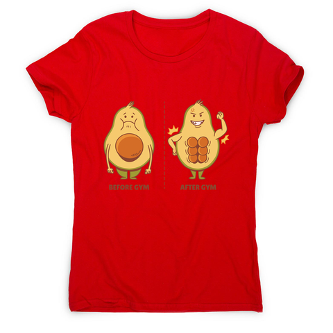 Avocado gym women's t-shirt - Graphic Gear