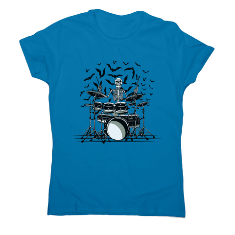 Skeleton drummer women's t-shirt - Graphic Gear