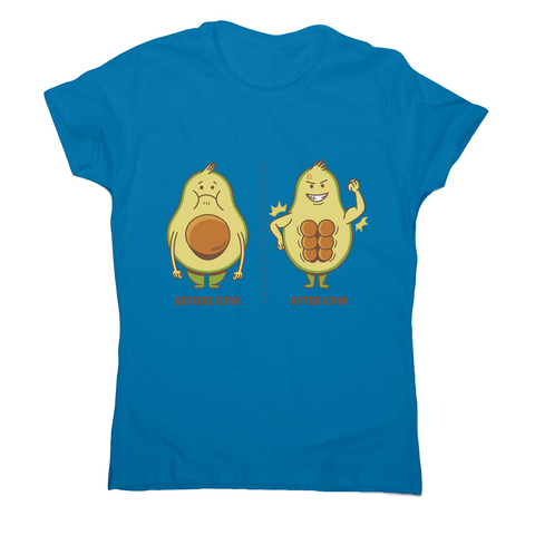 Avocado gym women's t-shirt - Graphic Gear