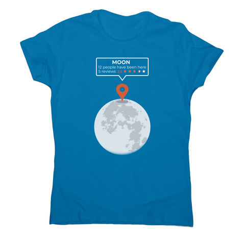 Moon location women's t-shirt - Graphic Gear