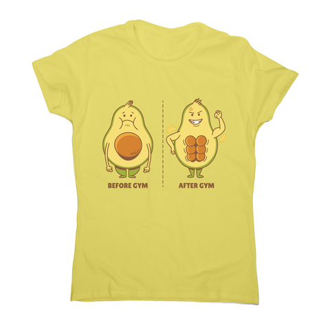 Avocado gym women's t-shirt - Graphic Gear