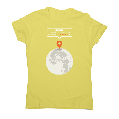 Moon location women's t-shirt - Graphic Gear