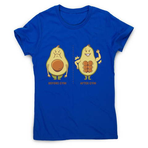 Avocado gym women's t-shirt - Graphic Gear