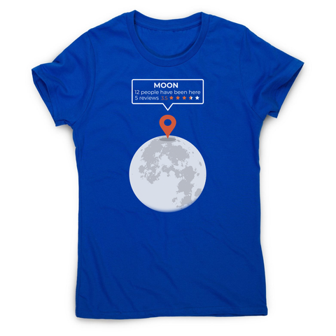Moon location women's t-shirt - Graphic Gear