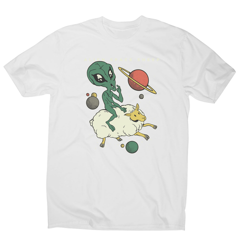 Alien space sheep men's t-shirt - Graphic Gear