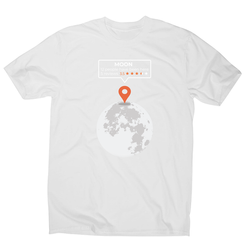 Moon location men's t-shirt - Graphic Gear
