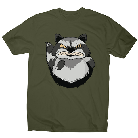 Angry raccoon men's t-shirt - Graphic Gear