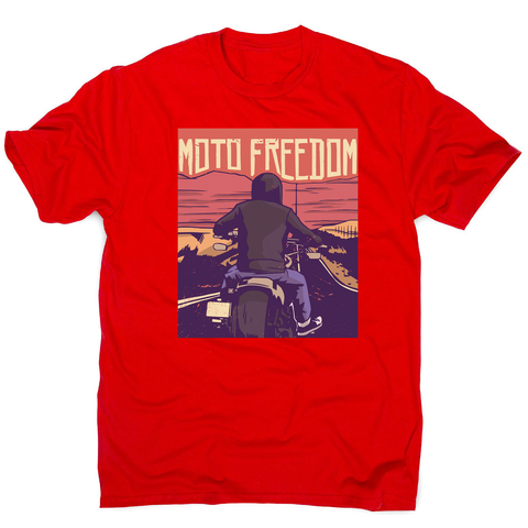 Motorbike freedom men's t-shirt - Graphic Gear